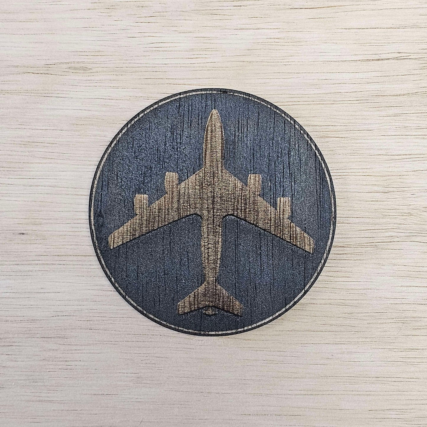 Wooden Aircraft Coaster