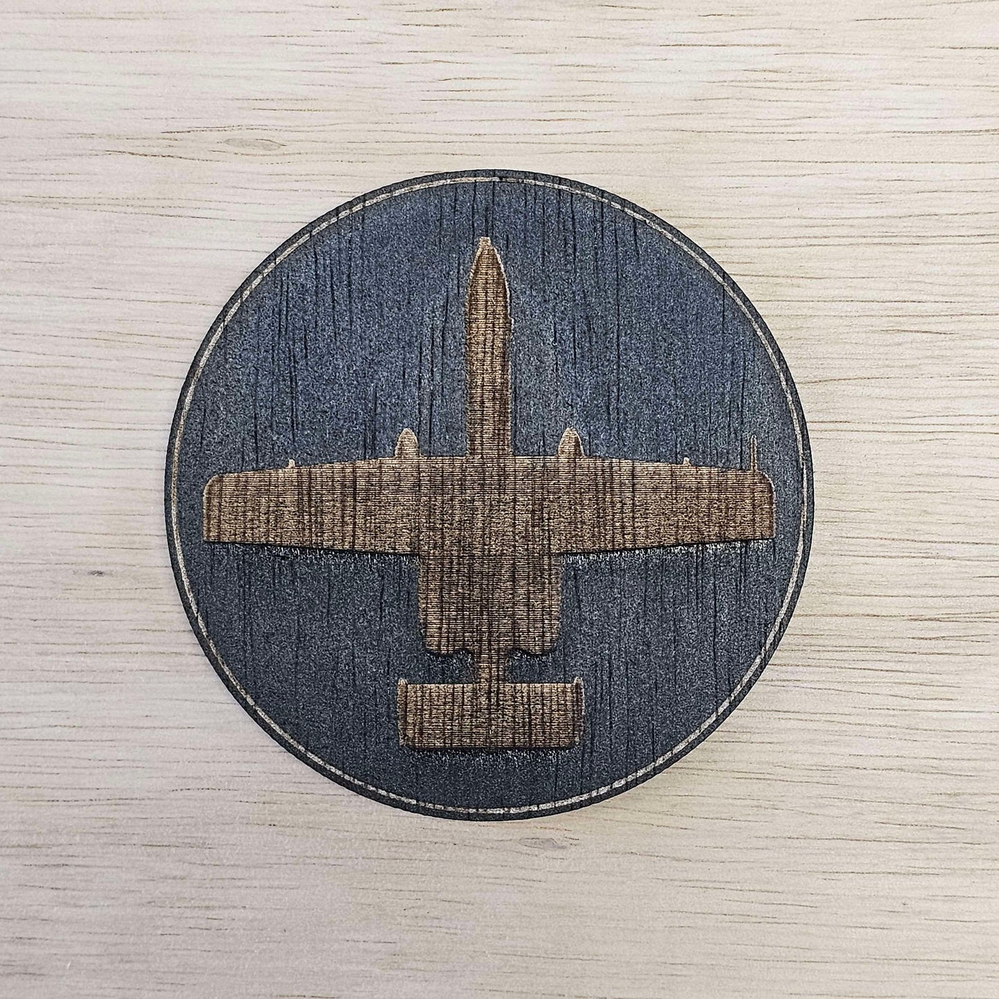 Wooden Aircraft Coaster