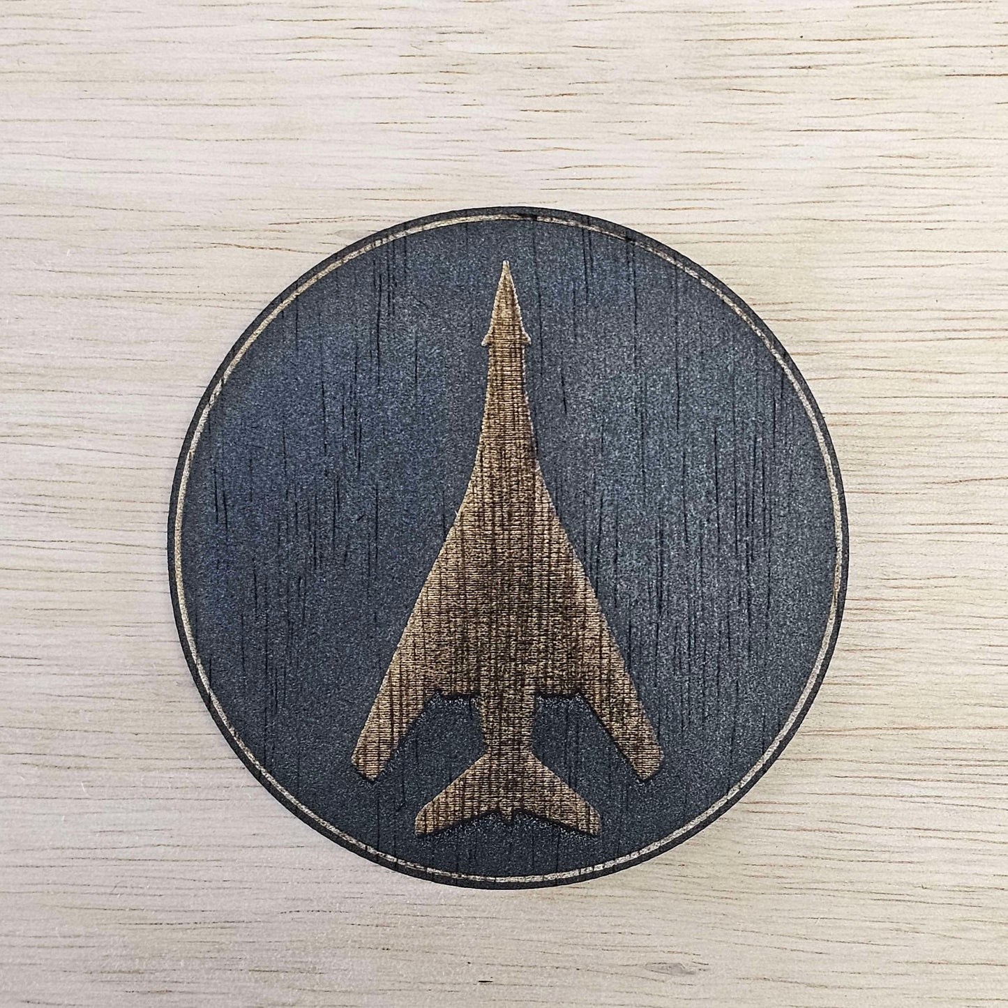 Wooden Aircraft Coaster