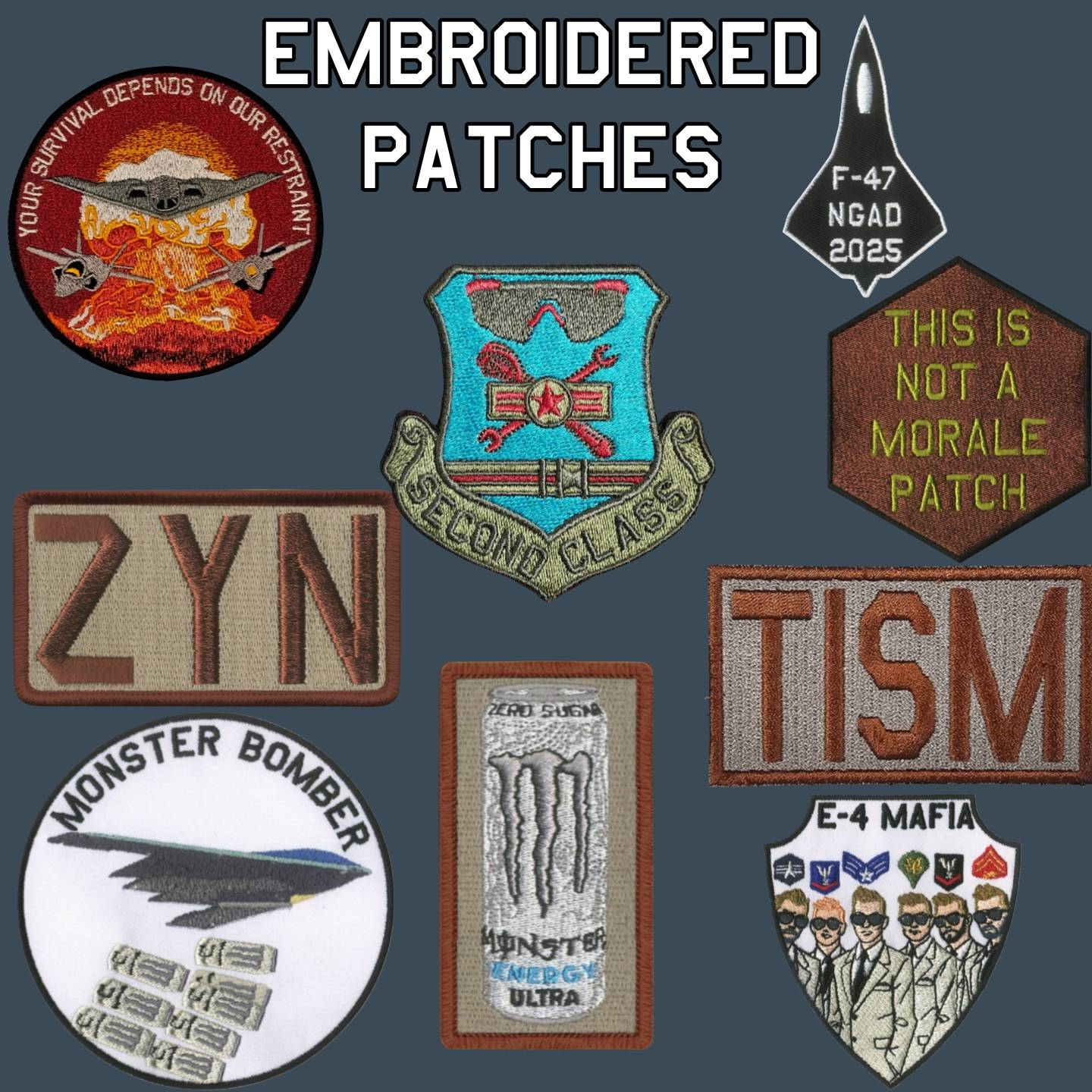 Embroidered Patches – Page 2 – A2C Merch