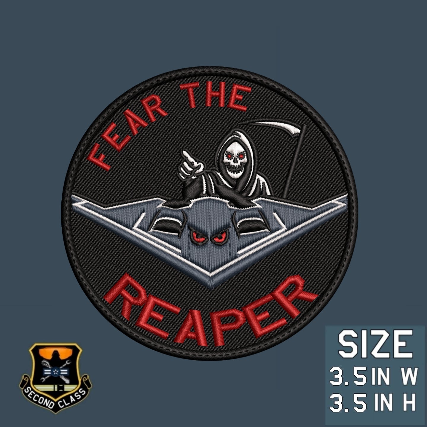 FEAR THE REAPER Morale Patch – A2C Merch