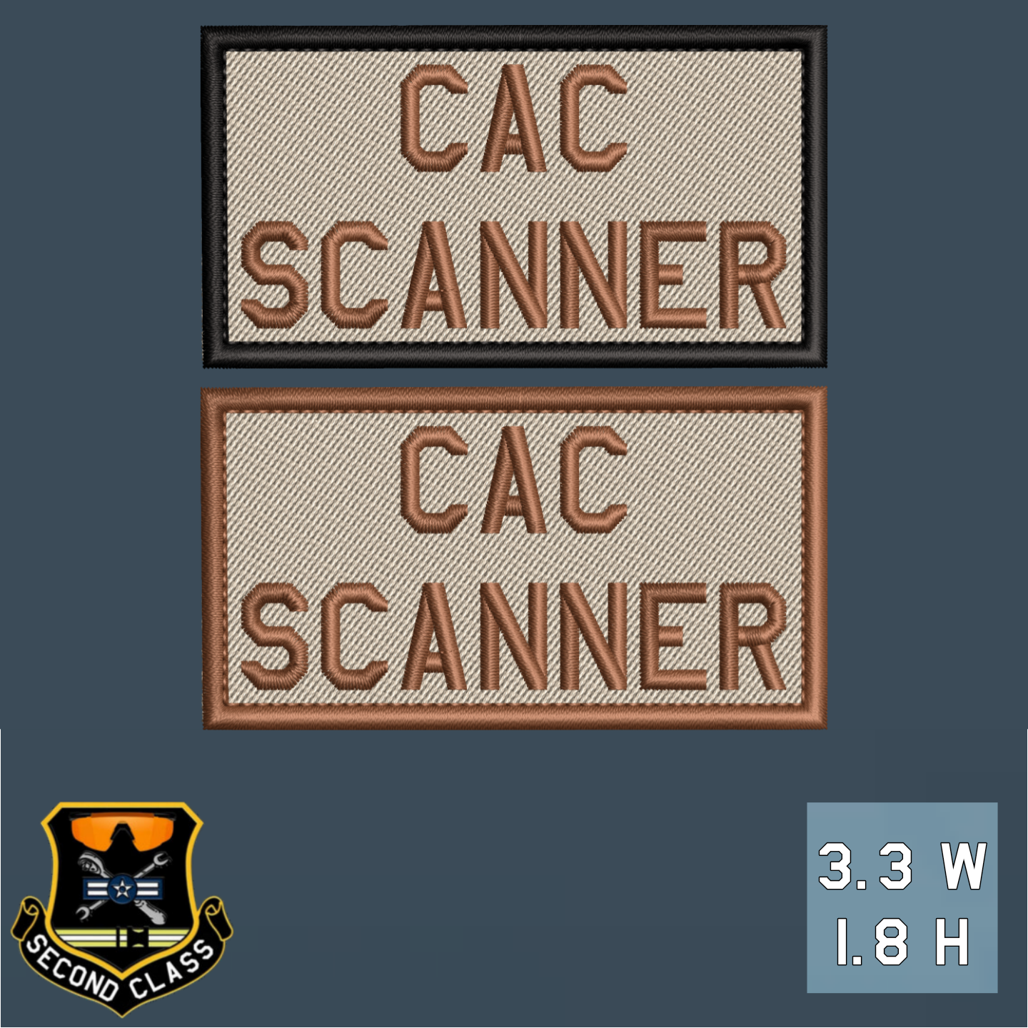 CAC Scanner Duty Identifier [Spice Brown/Black]