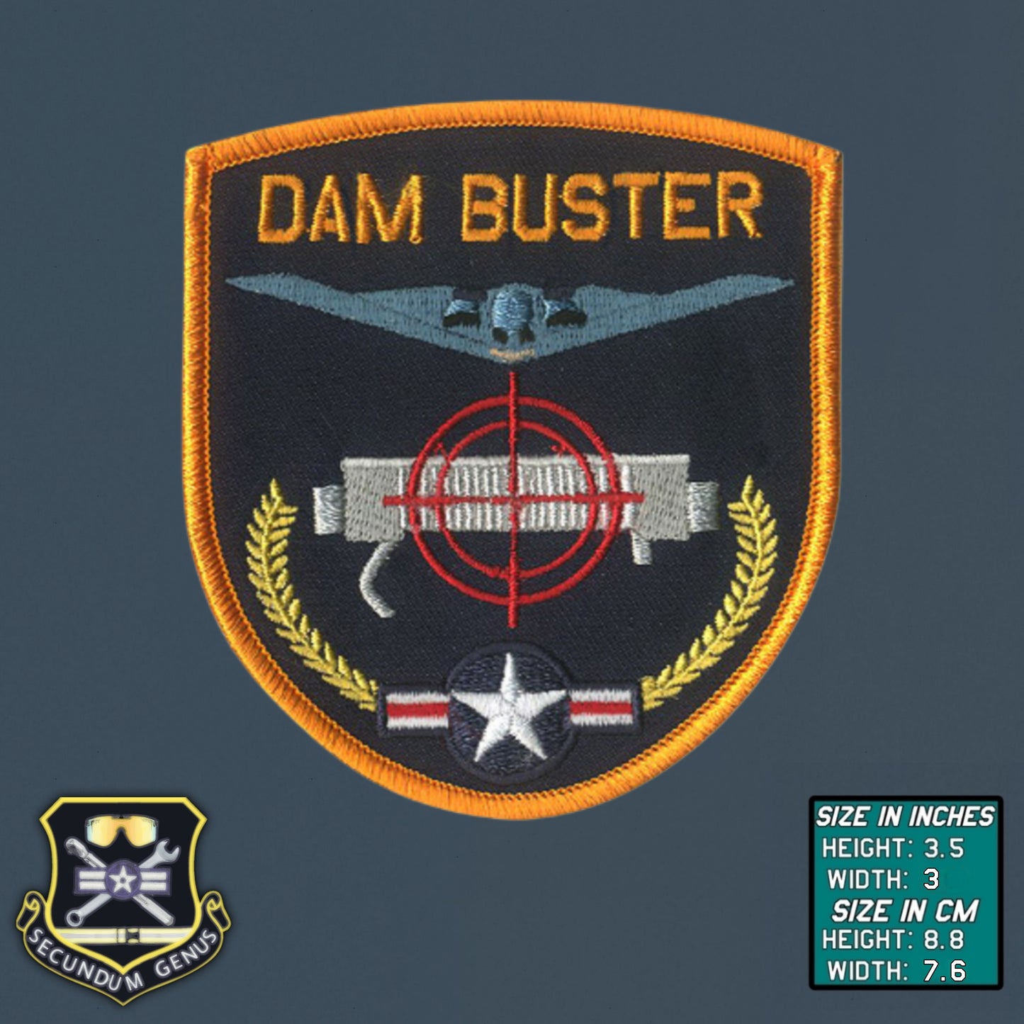 DAM BUSTER Velcro Patch