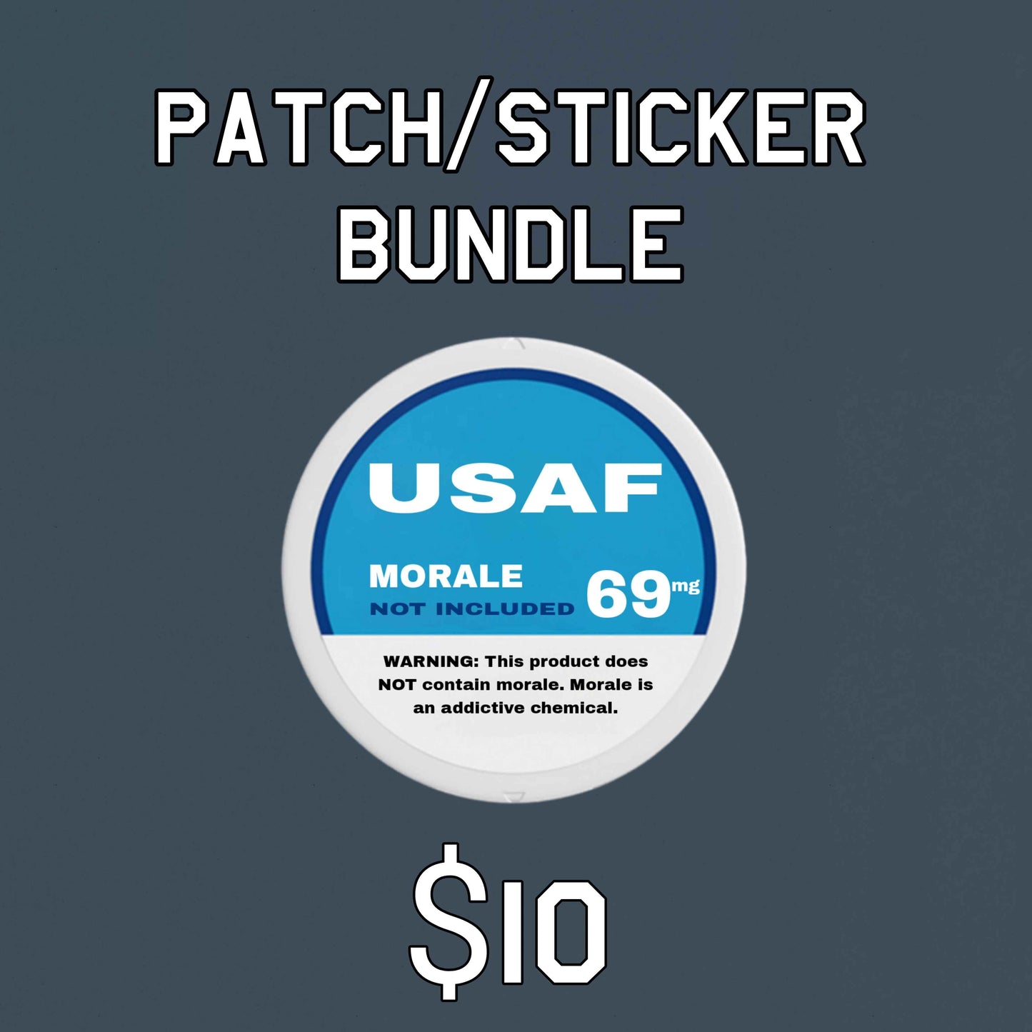 USAF ZYN Patch/Sticker Bundle