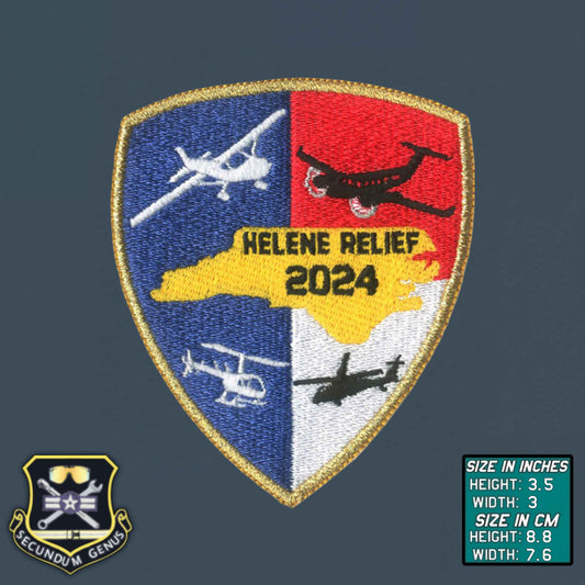 Commemorative Hurricane Helene Relief North Carolina Patch