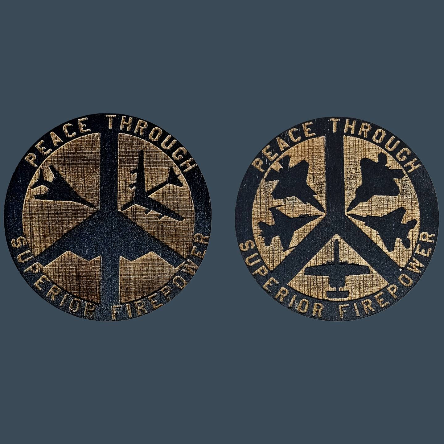 Peace Wood Coasters
