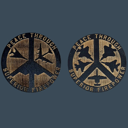 Peace Wood Coasters