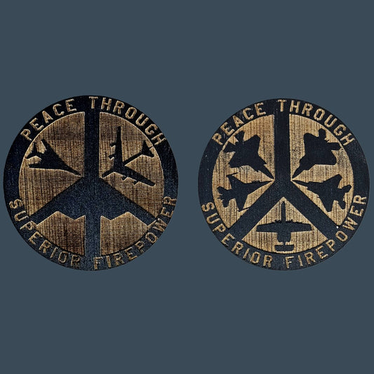 Peace Wood Coasters