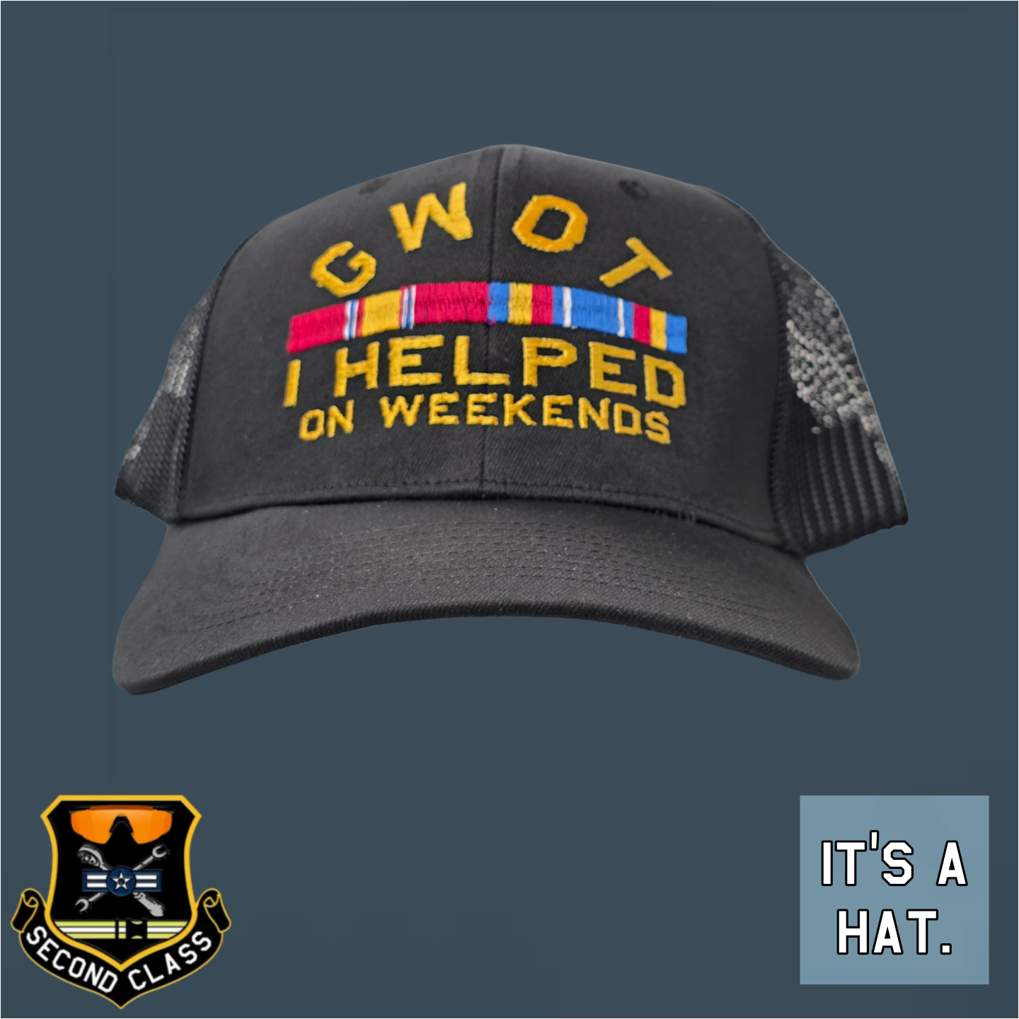 GWOT I HELPED ON WEEKENDS Hat